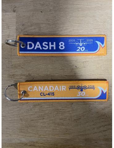 PORTE CLES FLAMME 30 ANS CANADAIR-20 ANS DASH
