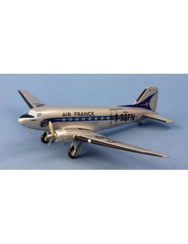 MAQUETTE METAL DOUGLAS DC-3 AIR FRANCE F-BEFN