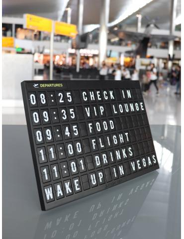 TABLEAU D'AFFICHAGE AEROPORT