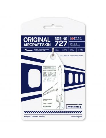 PORTE CLES BOEING 727 VP-CMO AVIATION TAG