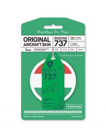 PORTE CLES BOEING 737-200 5U-BAG