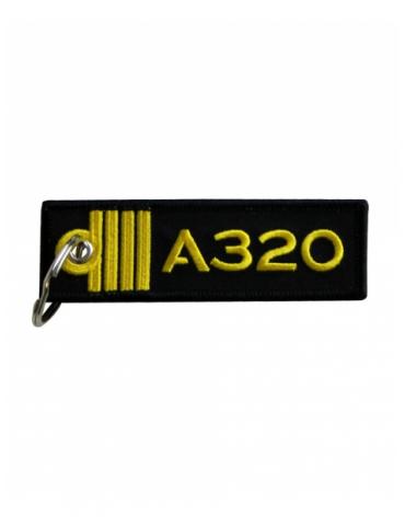 PORTE CLES A320 4 BARRETTES COMMANDANT DE BORD