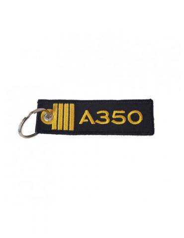 PORTE CLES A350 4 BARRETTES COMMANDANT DE BORD