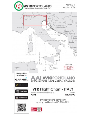 CARTE ITALIE L1-1 NORD 2026