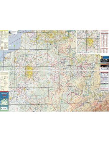 CARTE AERONAUTIQUE CARTABOSSY NORD EST 2026 PLASTIFIEE 1/500.000