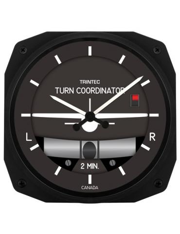 HORLOGE TURN AND BANK - BILLE 25X 25CM