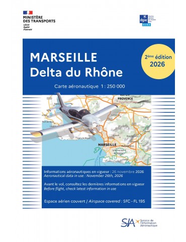 CARTE PAPIER MARSEILLE DELTA DU RHÔNE 2026 (édition 1)