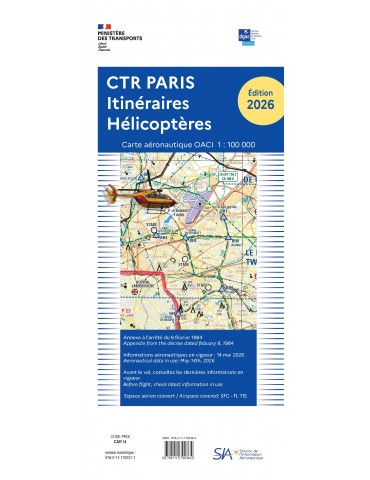 CARTE ITINERAIRE HELICOPTERE PARIS 2026