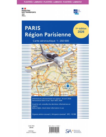 CARTE SIA REGION PARISIENNE PLASTIFIEE 2026 (édition 1)