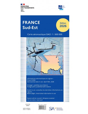 CARTE OACI SUD-EST PAPIER 944 - EDITION 2026