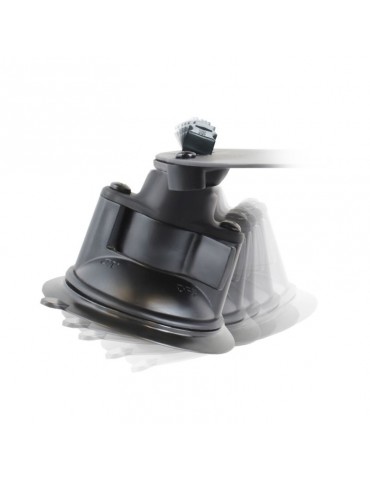 BASE DOUBLE VENTOUSE BOULE B  TWIST-LOCK  POUR SURFACES BOMBEES OU GALBEES