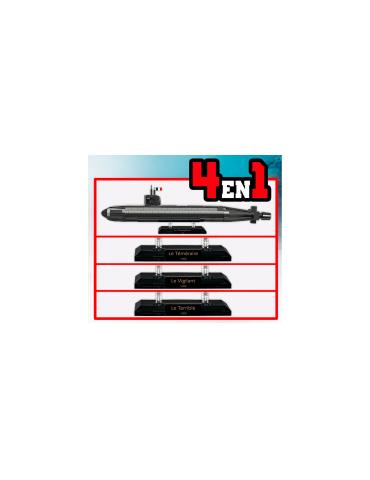 MAQUETTE SOUS MARIN SNLE MARINE NATIONALE