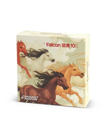 MAQUETTE METAL FALCON 10X ANNEE DU CHEVAL 1/200