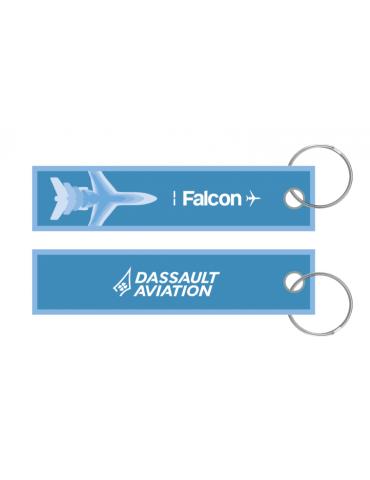 PORTE CLES FALCON BLEU TISSUS