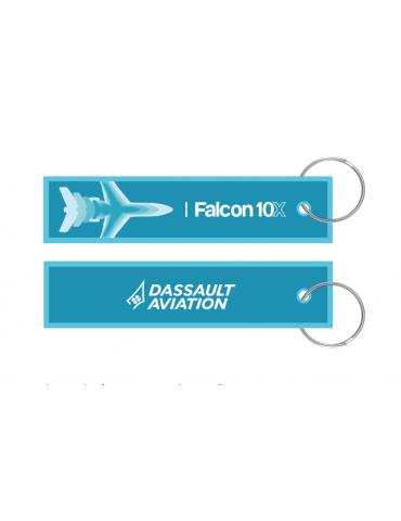 PORTE CLES FALCON 10 X TISSUS BLEU