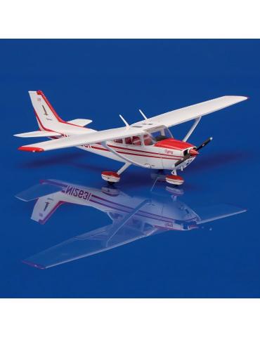 MAQUETTE MÉTAL CESSNA 172 ROUGE ÉCHELLE 1/72