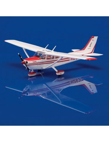MAQUETTE MÉTAL CESSNA 172 ROUGE ÉCHELLE 1/72