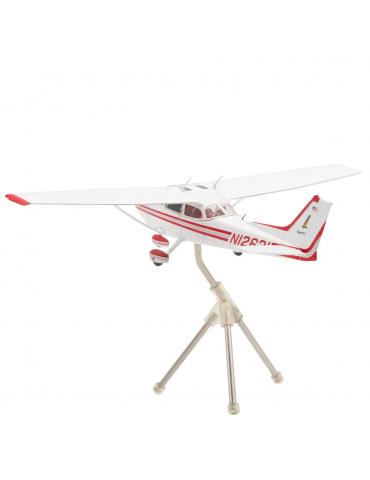 MAQUETTE MÉTAL CESSNA 172 ROUGE ÉCHELLE 1/72