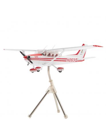 MAQUETTE MÉTAL CESSNA 172 ROUGE ÉCHELLE 1/72