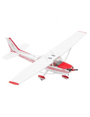 MAQUETTE MÉTAL CESSNA 172 ROUGE ÉCHELLE 1/72