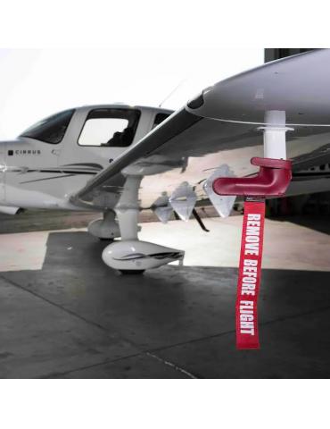 CACHE PITOT COUDÉ VINYL ROUGE