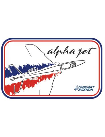 PATCH ALPHA JET PATROUILLE DE FRANCE RECTANGLE TISSUS