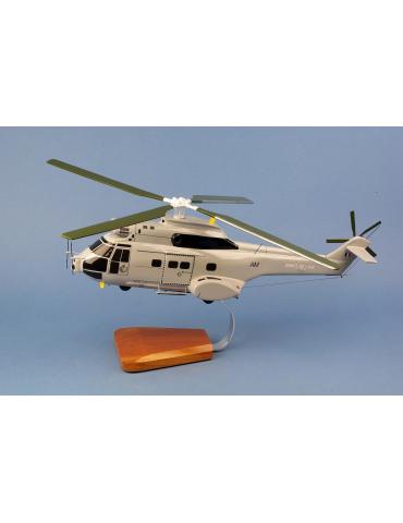 MAQUETTE BOIS PUMA SA330 ESCADRON DE TRANSPORT ET68 ANTILLES-GUYANE