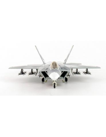 MAQUETTE METAL F22 RAPTOR LOKHEED MARTIN  "SPLINTER CAMOUFLAGE " USAF