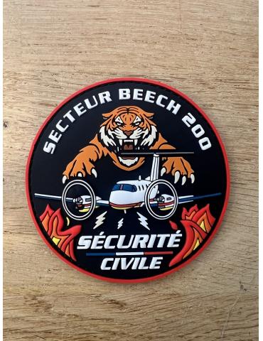 PATCH SECTEUR BEECH 200 SECURITE CIVILE  PVC