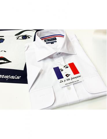 CHEMISE LA P'TITE FRANCAISE MC