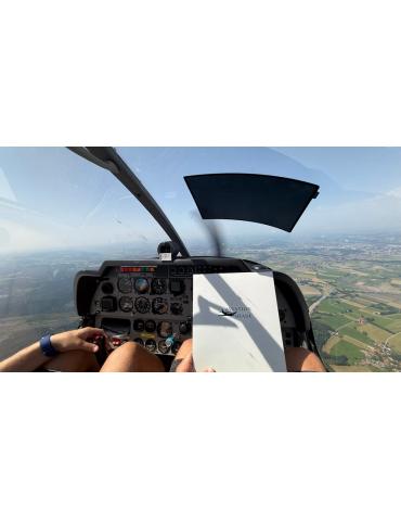 AVIATION SHADE INCURVÉ -PARE SOLEIL ELECTROSTATIQUE AVION-HÉLICOPTÈRE + OUTIL DE NETTOYAGE