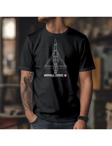 T SHIRT MIRAGE 2000C VERTICAL