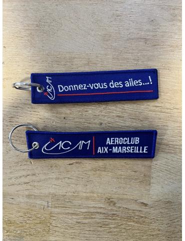 PORTE CLES FLAMME AEROCLUB AIX MARSEILLE ACAM