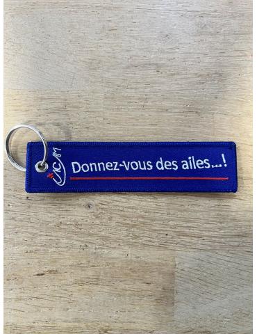 PORTE CLES FLAMME AEROCLUB AIX MARSEILLE ACAM