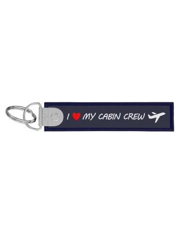 NPA PORTE CLES REMOVE BEFORE FLIGHT I LOVE MY CABIN CREW