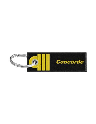 PORTE CLES FLAMME COPILOTE CONCORDE