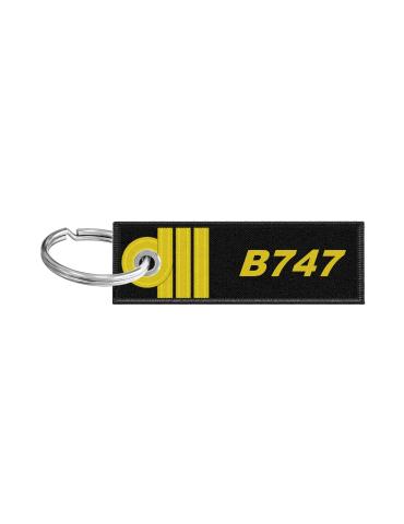 PORTE CLES FLAMME B747