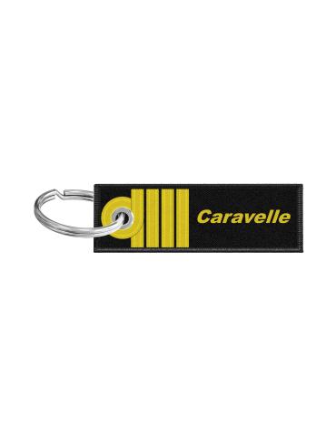 PORTE CLES FLAMME COMMANDANT DE BORD CARAVELLE