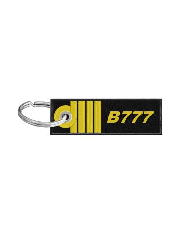 PORTE CLES FLAMME COMMANDANT DE BORD B777