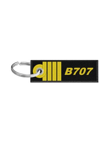PORTE CLES FLAMME COMMANDANT DE BORD B707