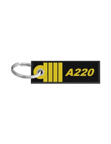 PORTE CLES FLAMME COMMANDANT DE BORD A220
