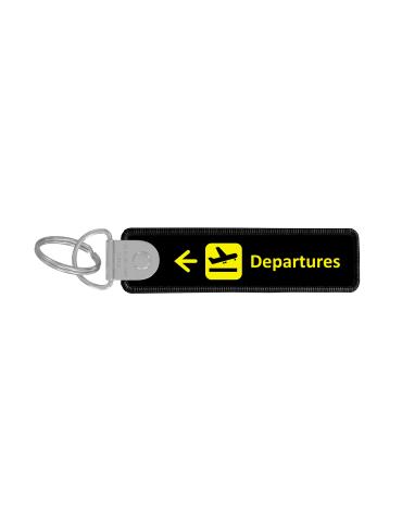 PORTE CLES FLAMME AIRPORT SIGNS DEPARTURES