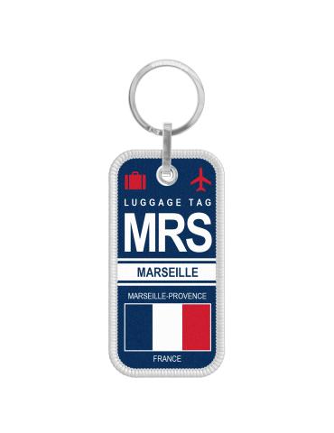 PORTE CLES FLAMME IATA MRS MARSEILLE