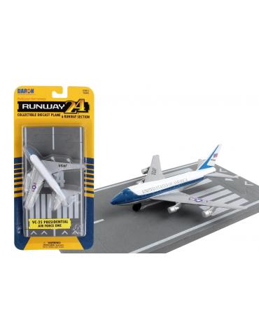 MAQUETTE BOEING 747 AIR FORCE ONE RUNWAY 24