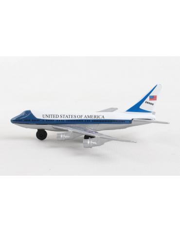 MAQUETTE BOEING 747 AIR FORCE ONE RUNWAY 24