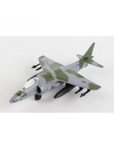 MAQUETTE METAL JOUET AV8B HARRIER II GREEN CAMOUFLAGE 