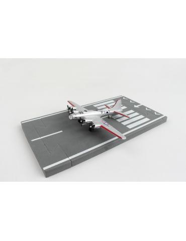 MAQUETTE METAL  JOUET B17 GRIS RUNWAY 24