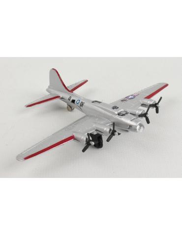 MAQUETTE METAL  JOUET B17 GRIS RUNWAY 24