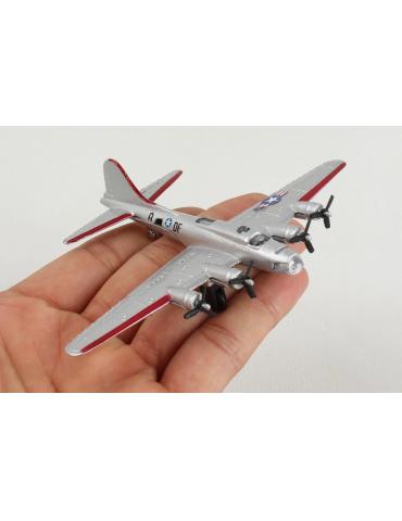 MAQUETTE METAL  JOUET B17 GRIS RUNWAY 24
