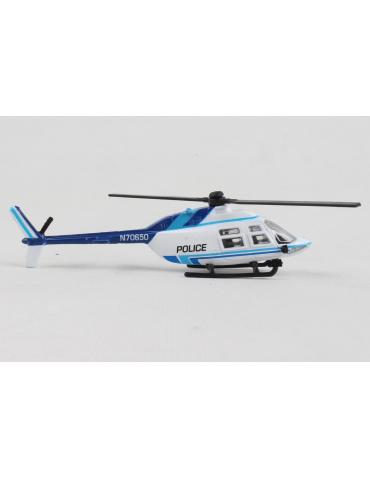 MAQUETTE METAL JOUET BELL 206 JET RANGER RUNWAY 24